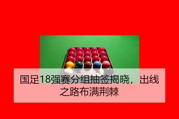 国足18强赛分组抽签揭晓，出线之路布满荆棘